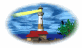 Animated Lighthouse Graphic